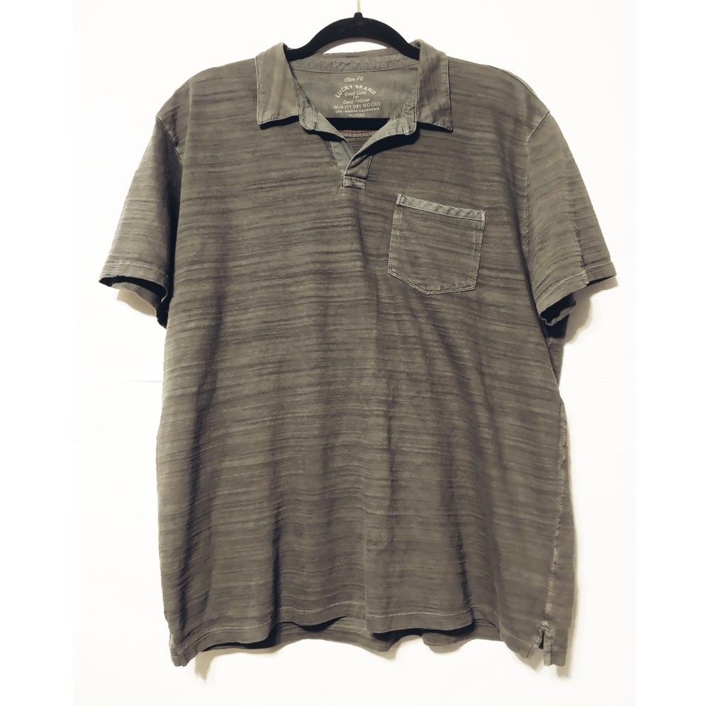 Lucky Brand collared slim fit mens shirt sz XL